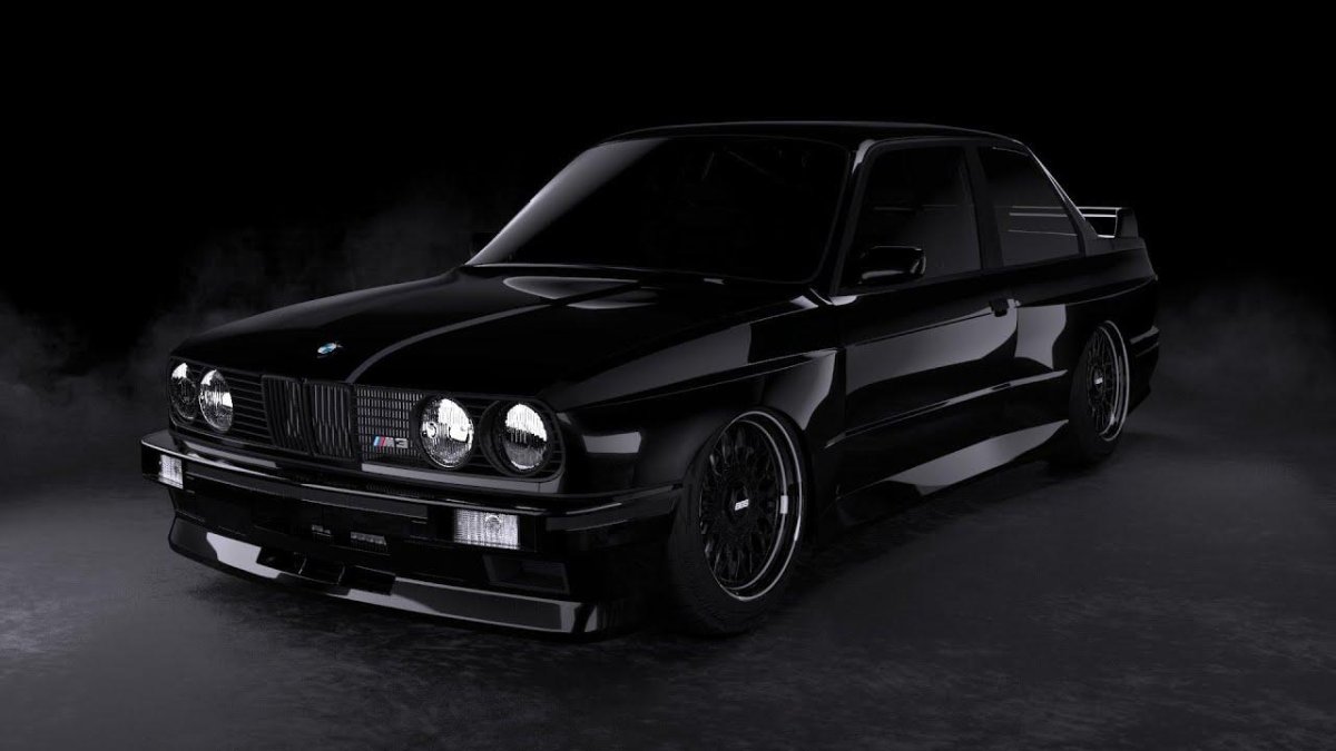 BMW e34 Black