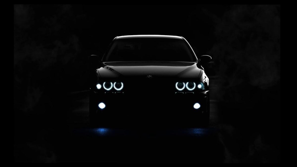 БМВ м5 е39 в темноте