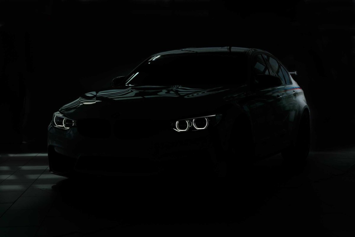BMW m3 в темноте