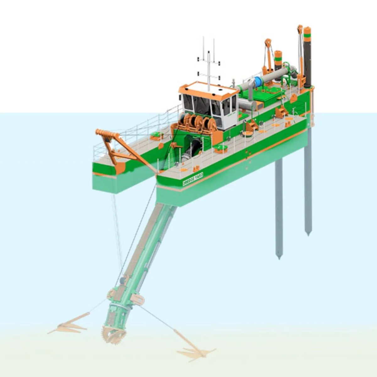 Земснаряд водяной 450