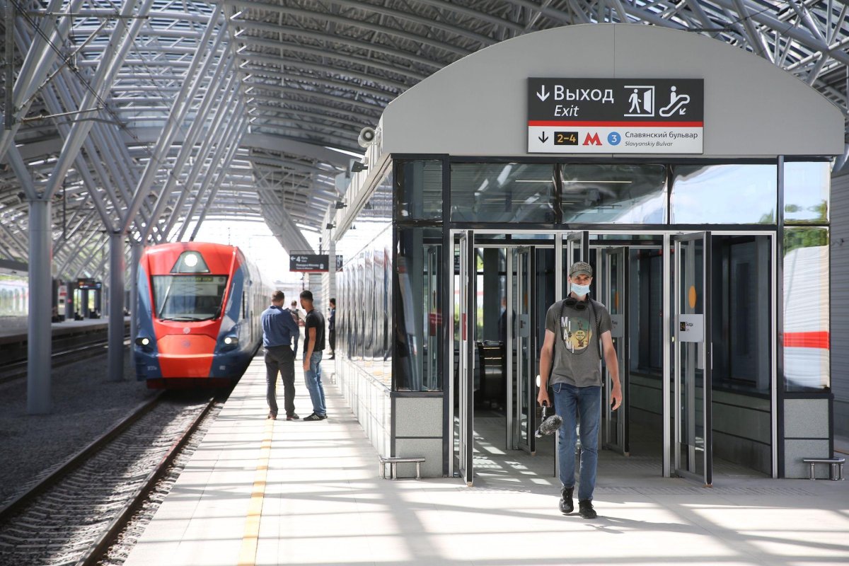 Станция Славянский бульвар МЦД-1