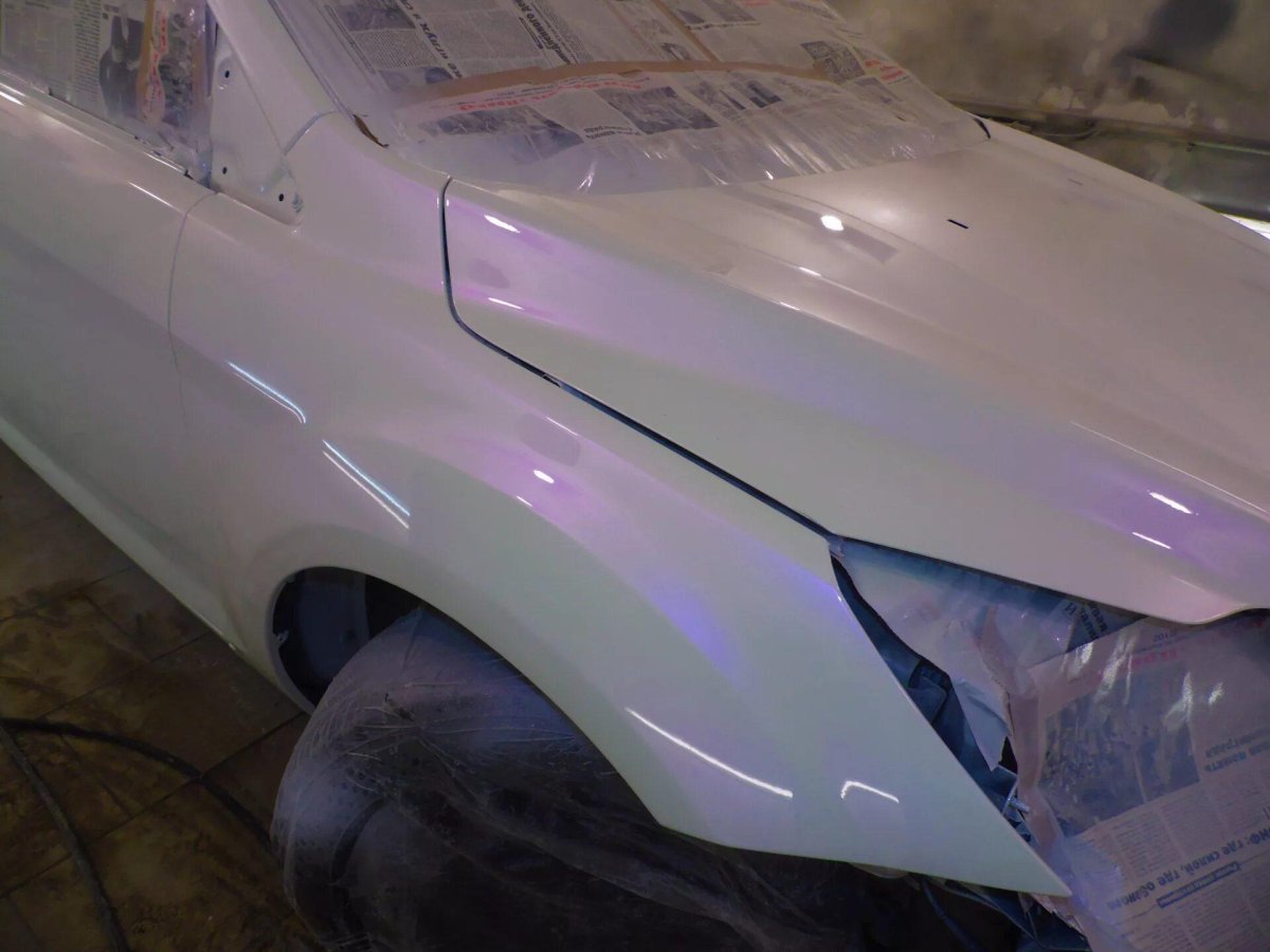 Авто цвет 8200 белый перламутр