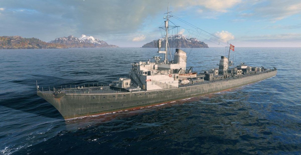 Немецкий эсминец т22