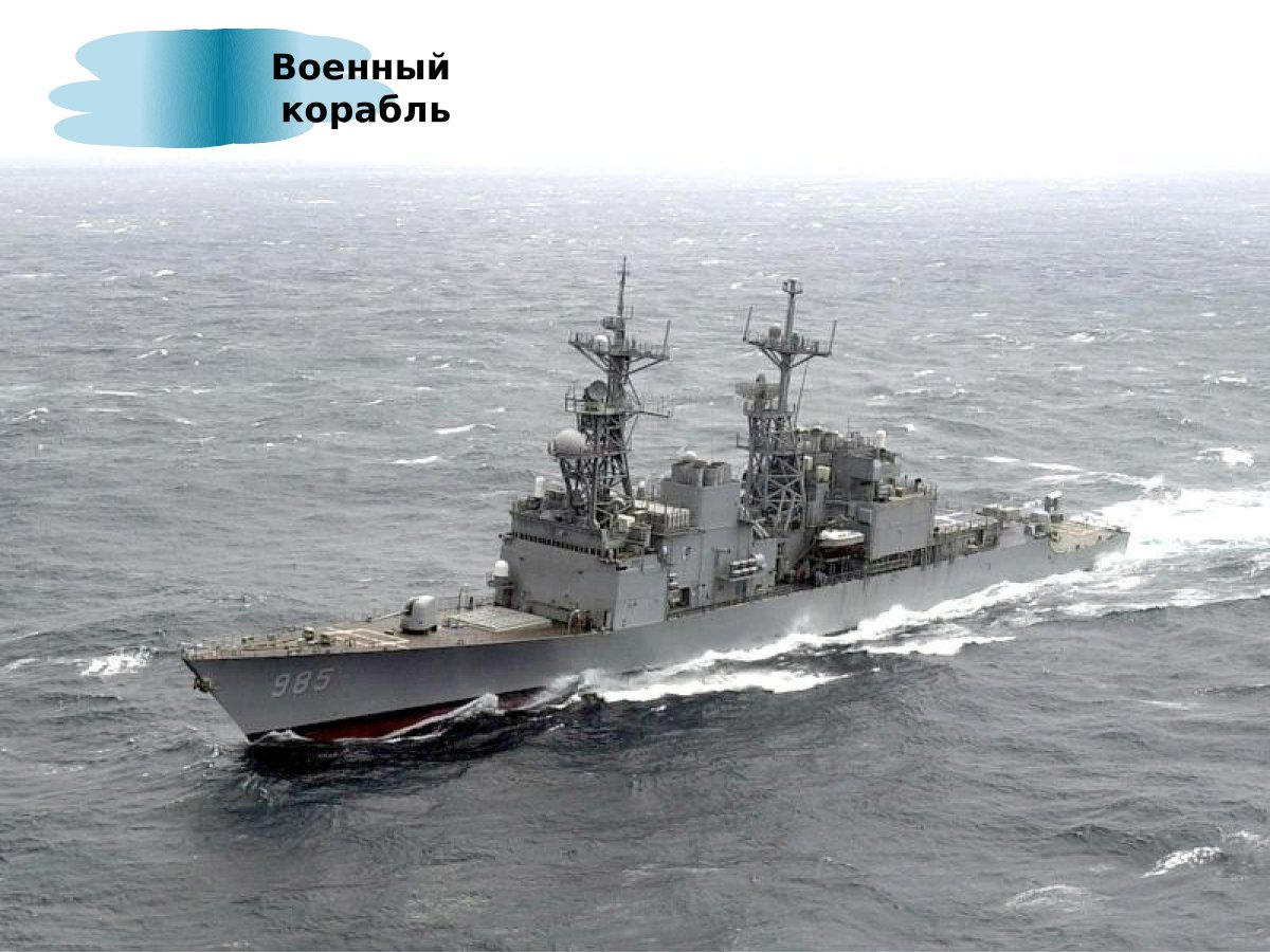 Российские корабли для презентаций