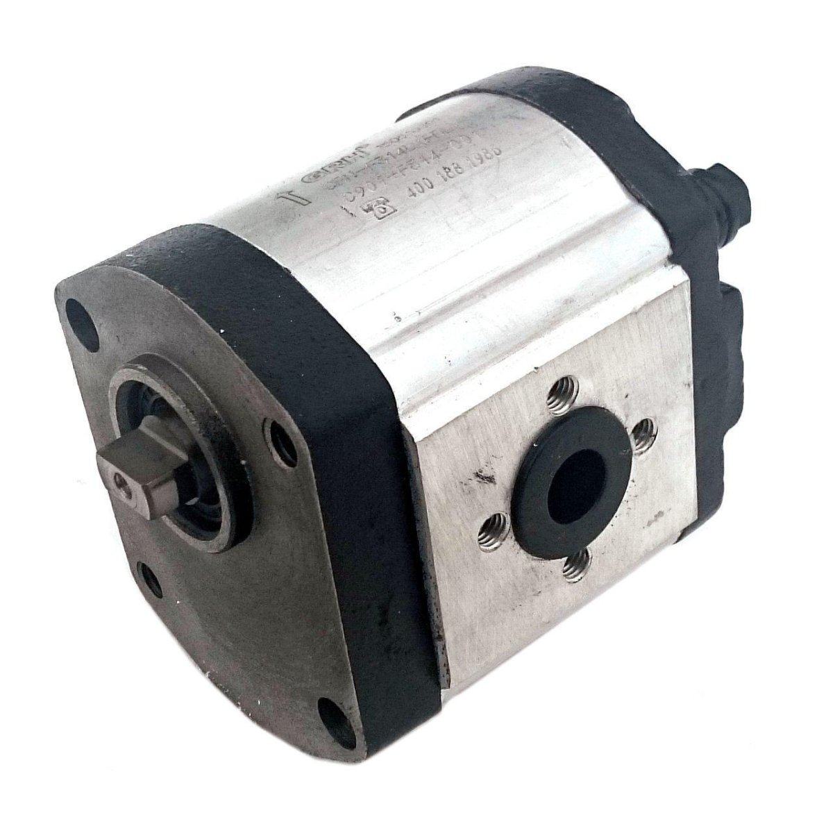 Насос шестеренчатый НШ левый CBN-е314 (плоский привод, выходы под 90°)