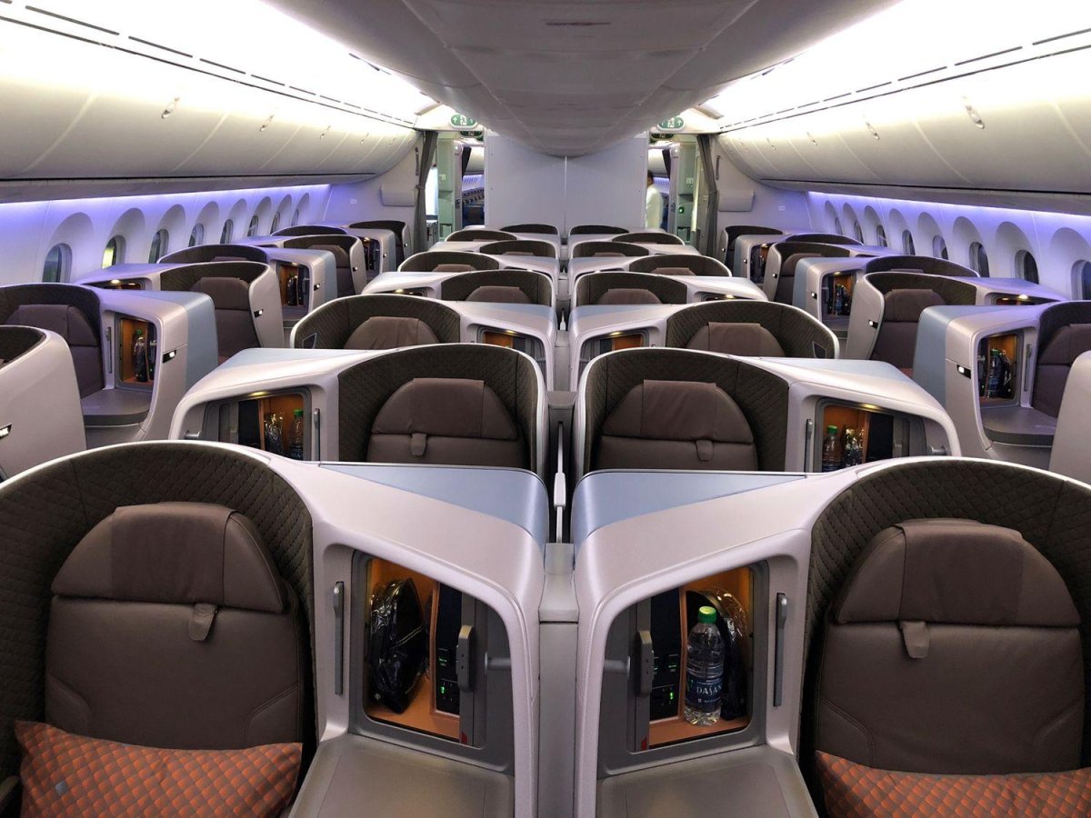 Boeing 787-9 салон