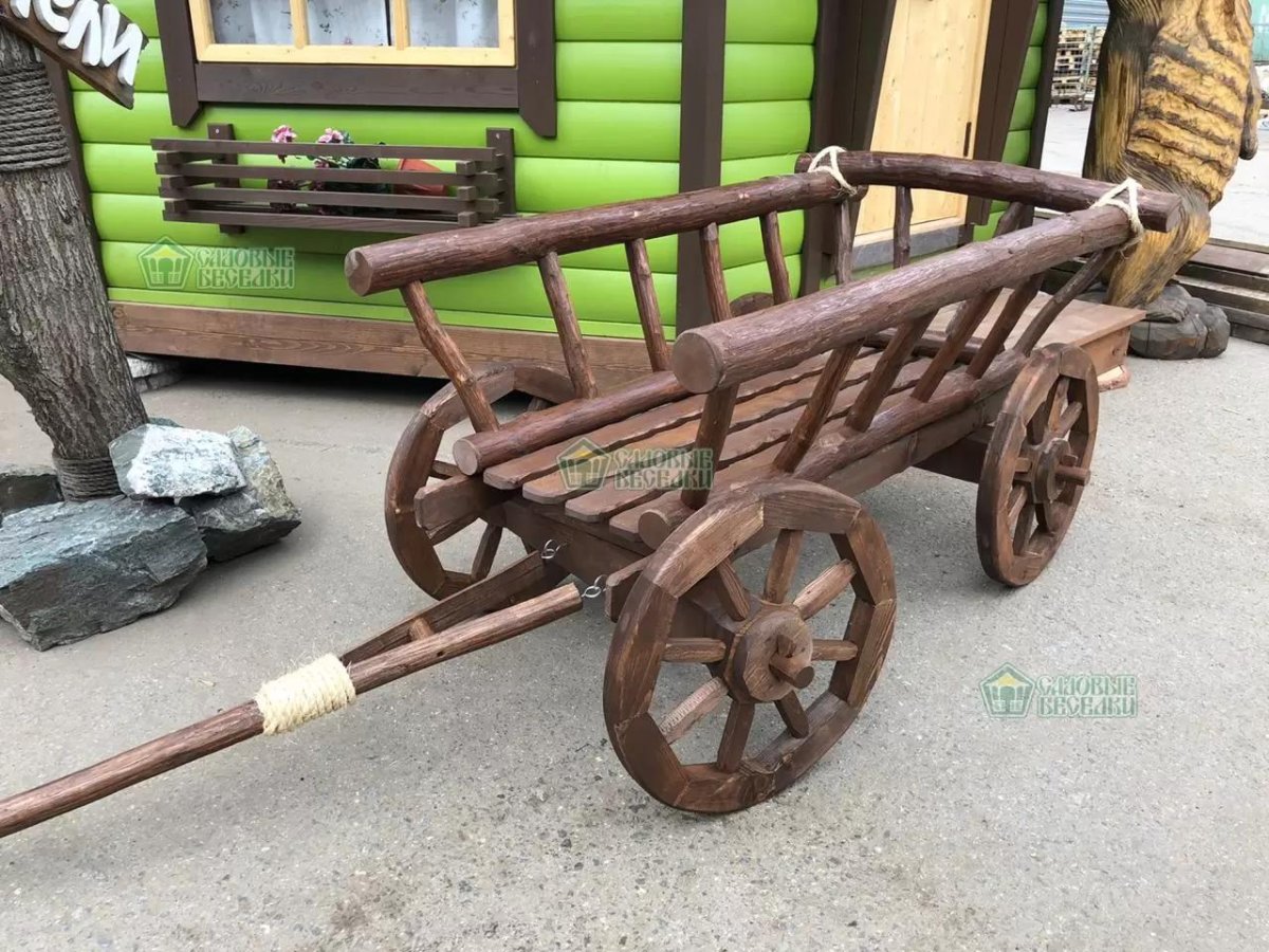 Декоративная тележка для сада
