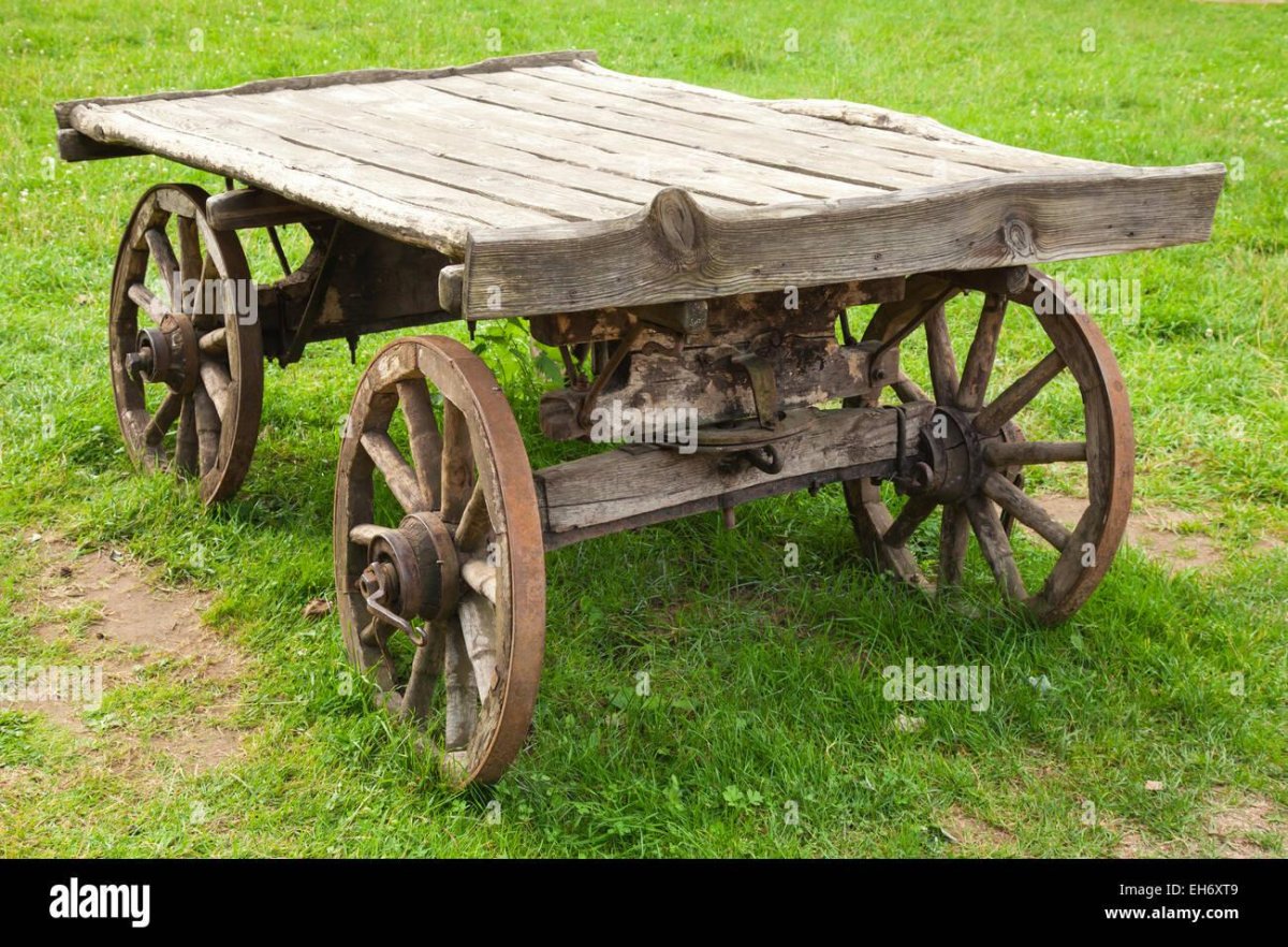 Телега деревенская