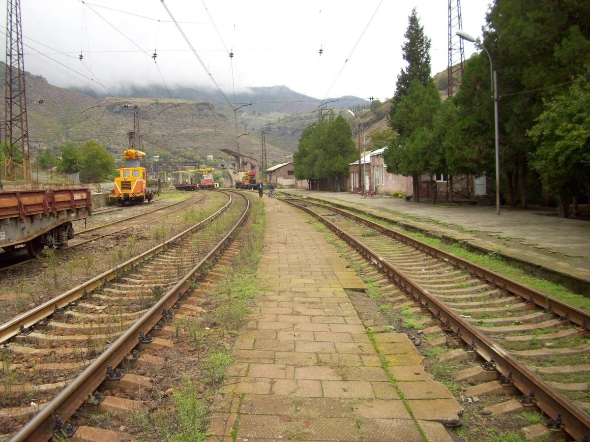 Станция Зестафони Грузия