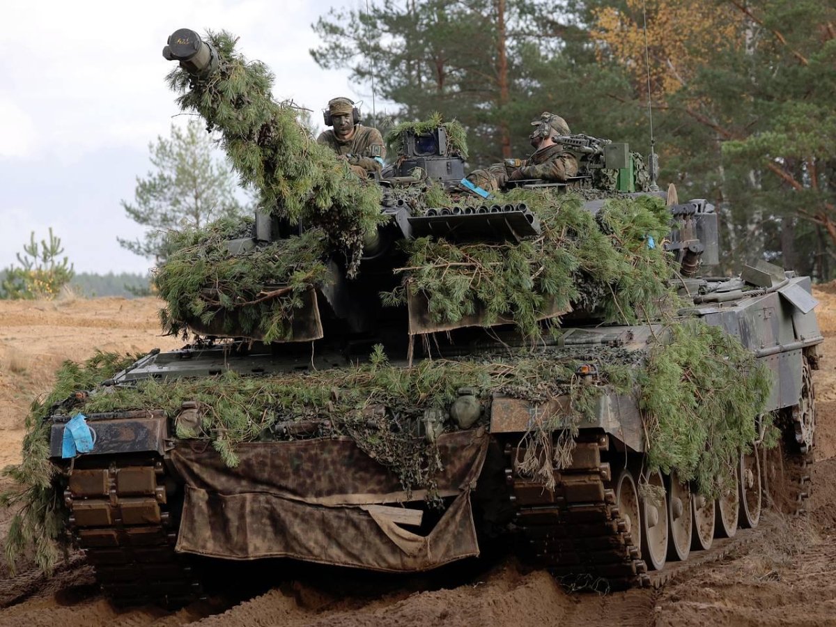 Леопард 2а6 на Украине