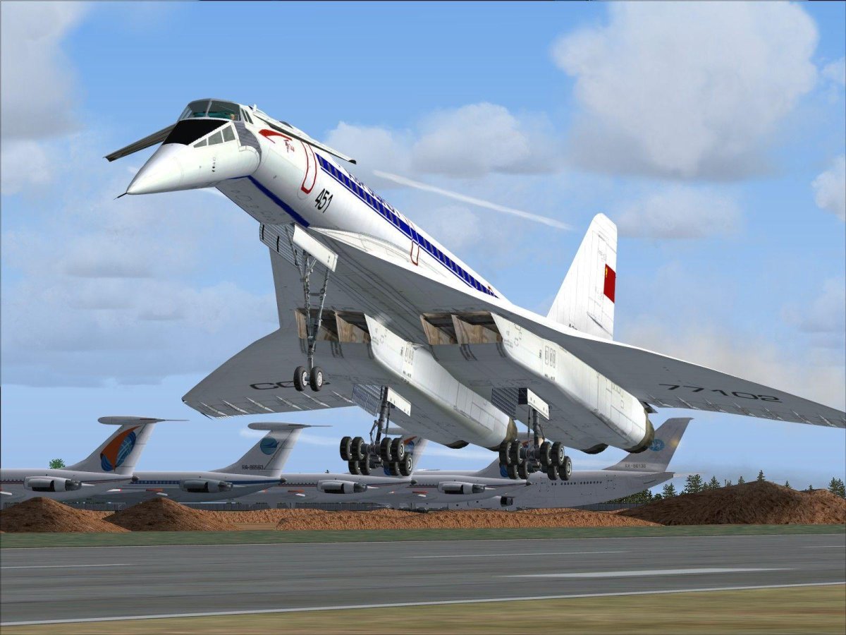 Ту-144 пассажирский самолёт