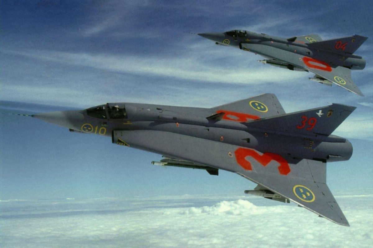 Saab j-35 "Draken", истребитель
