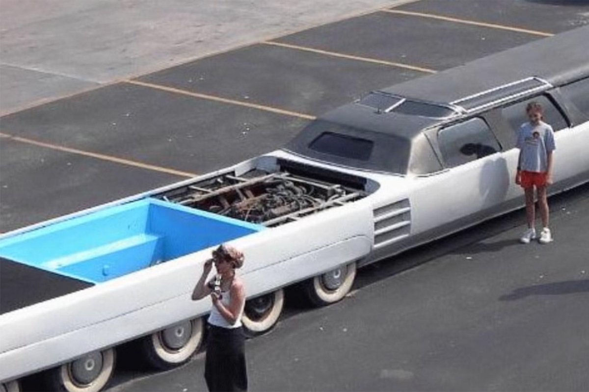 Cadillac Eldorado лимузин самый длинный