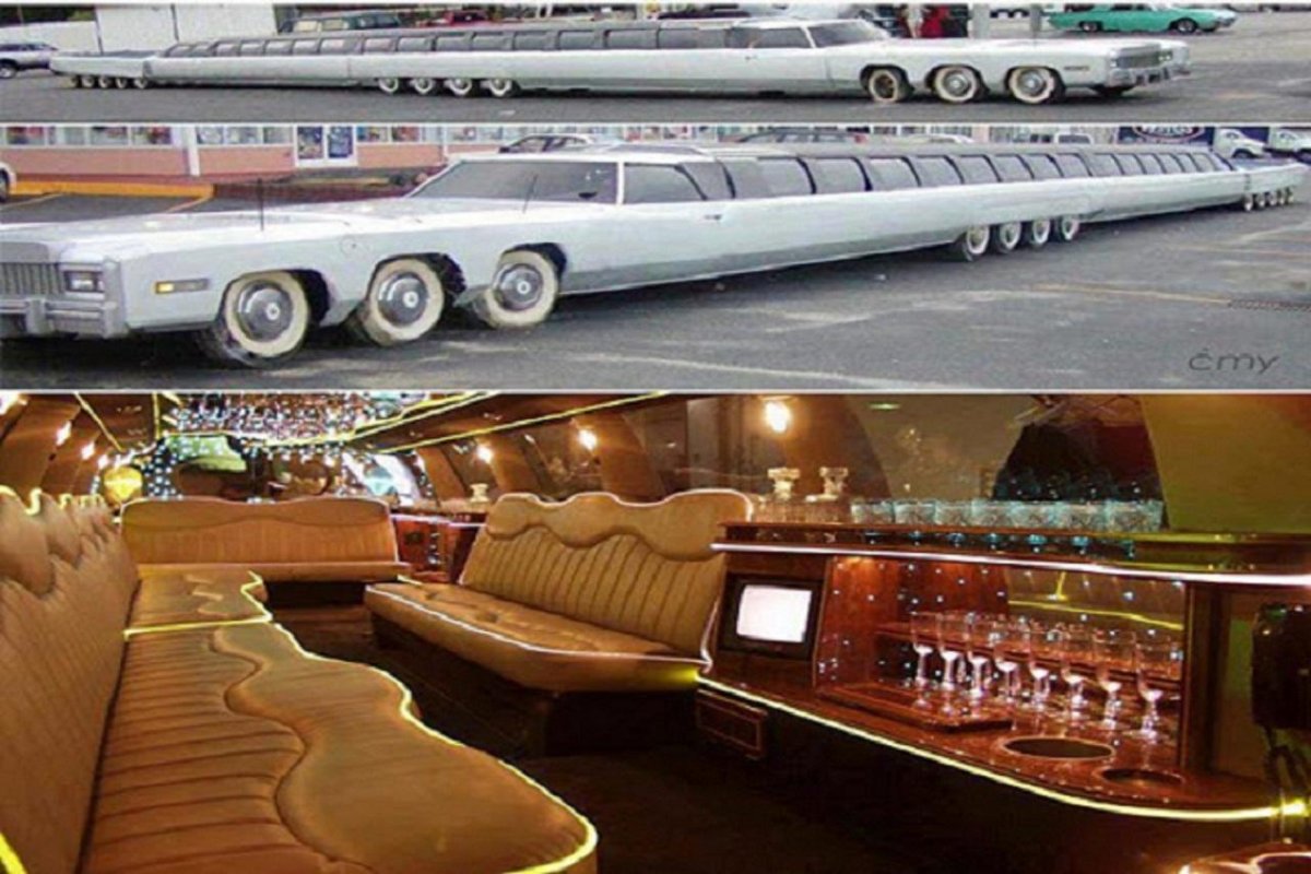 Cadillac Eldorado 1976 самый длинный лимузин