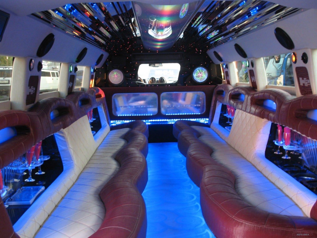 Hummer h2 лимузин салон