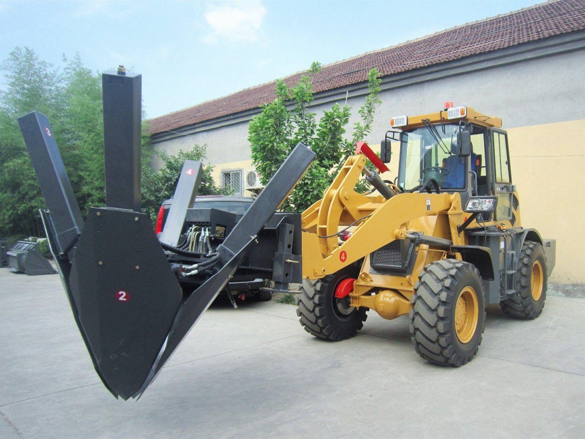 Пересадчик деревьев на экскаватор погрузчик