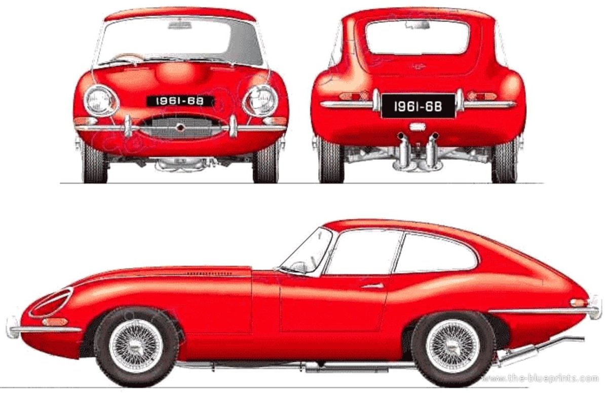 Jaguar e Type чертежи