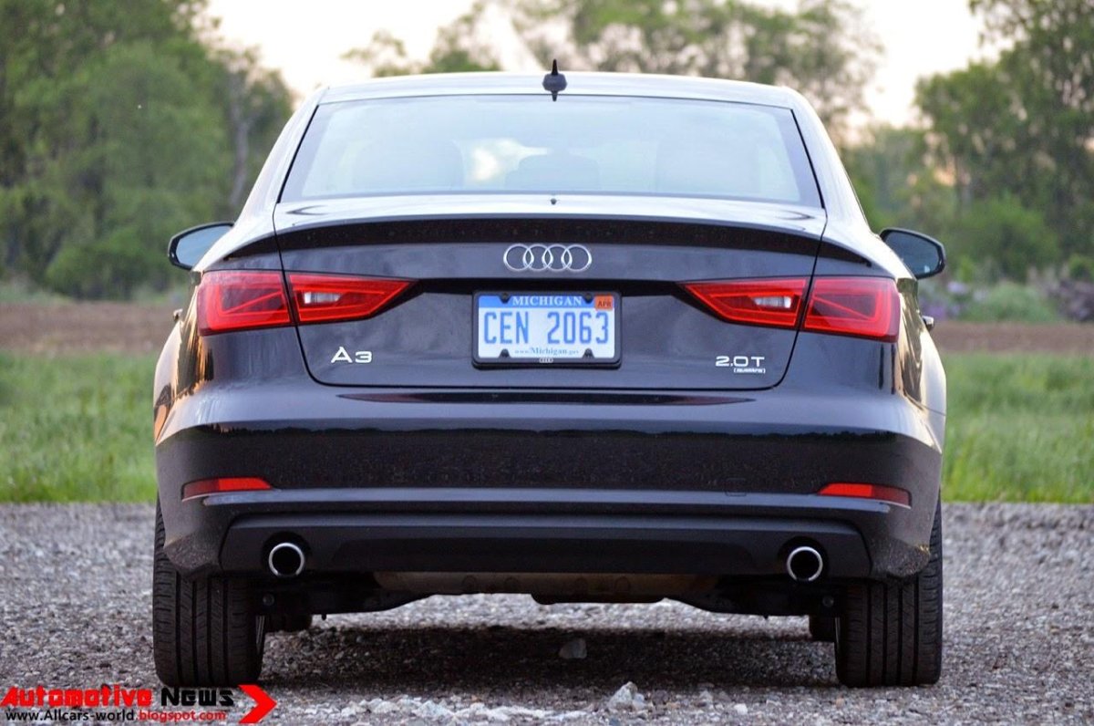 Ауди а3 седан зад