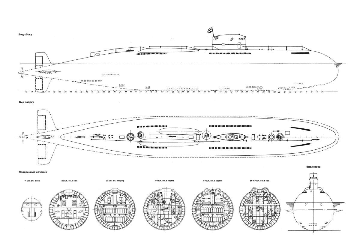 Средние подводные лодки мишени, проекта 690 "