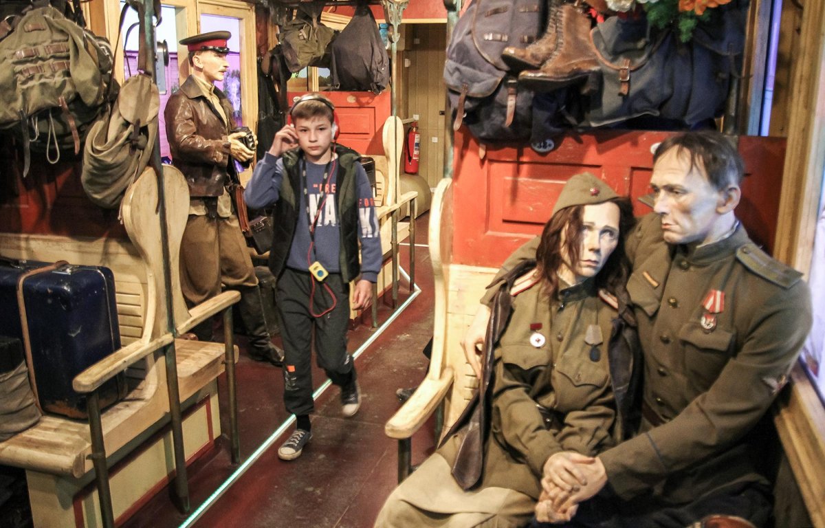 Иммерсивная инсталляция поезд Победы