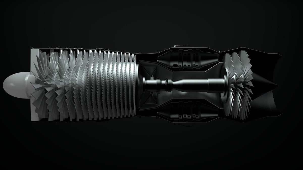 Турбореактивный авиационный двигатель