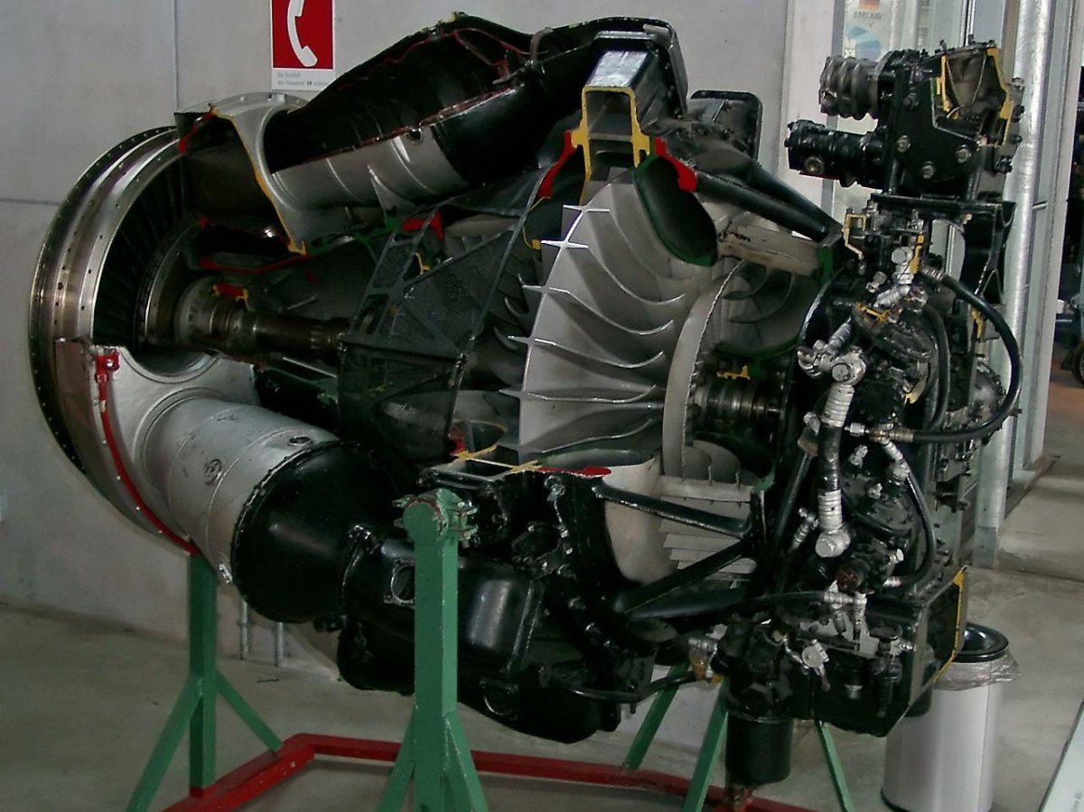 Двигатель турбореактивный РД-45 авиационный