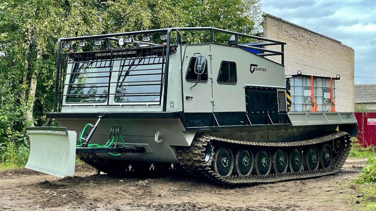 МТЛБУ С прицепом