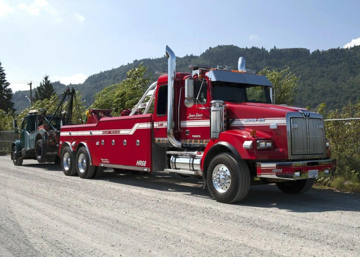 Грузовой эвакуатор Кенворт