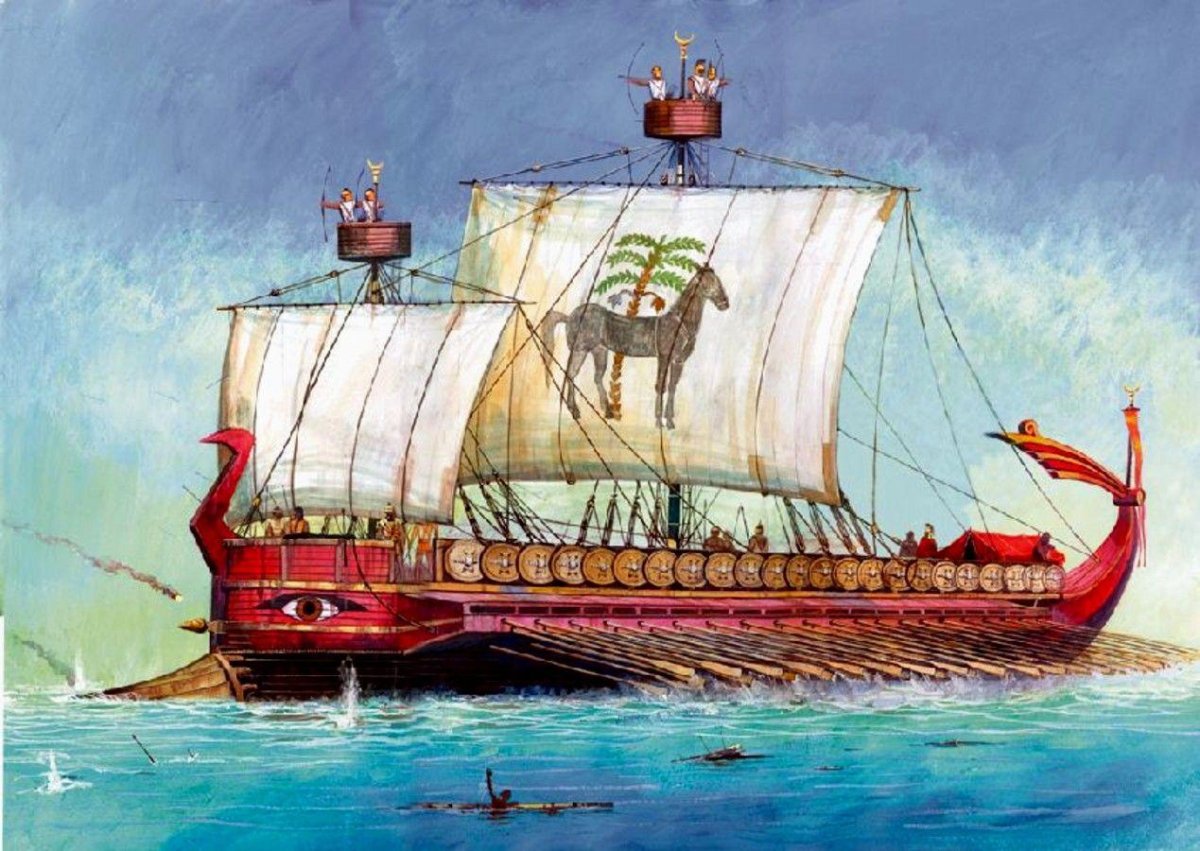 Сборная модель Карфагенский корабль 9030 звезда