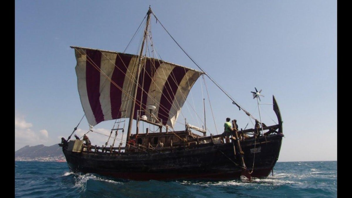 Финикийский торговый корабль