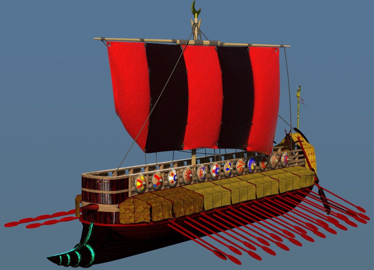 Финикийская Галера корабль