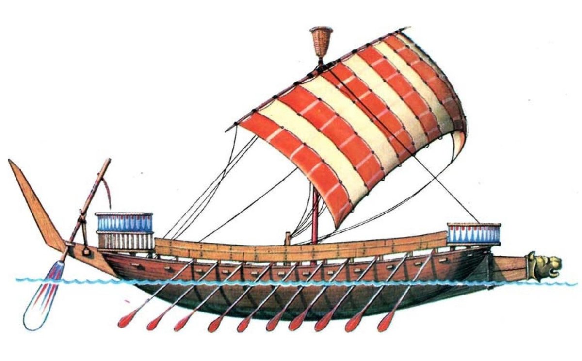 Галеры древней Греции