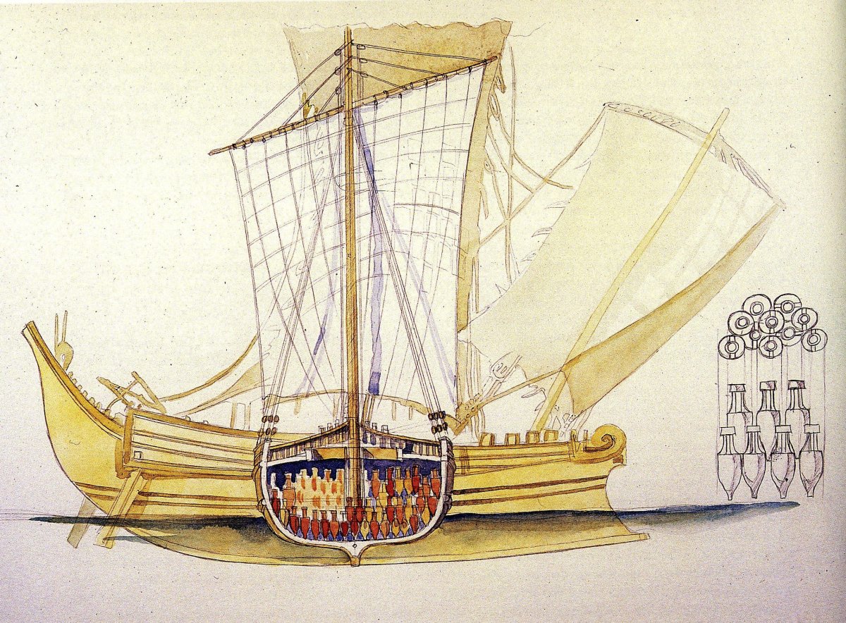 Триера корабль в древней Греции