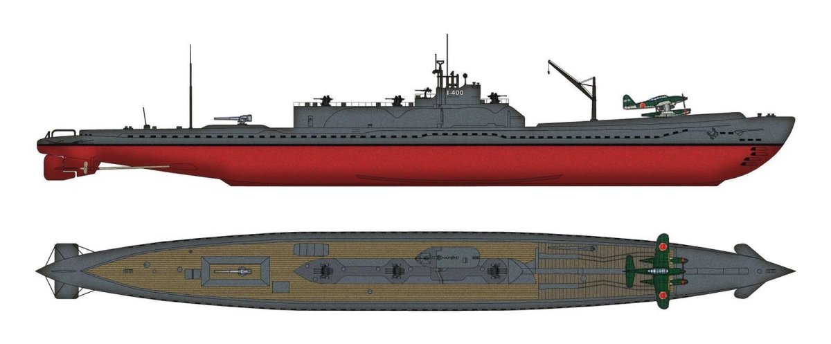 Японская подводная лодка i-400