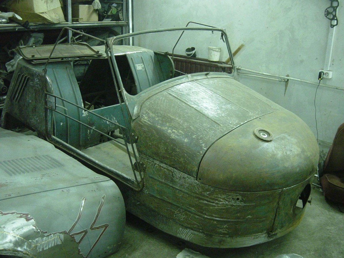 Мотоколяска СМЗ-1л "Циклоп"