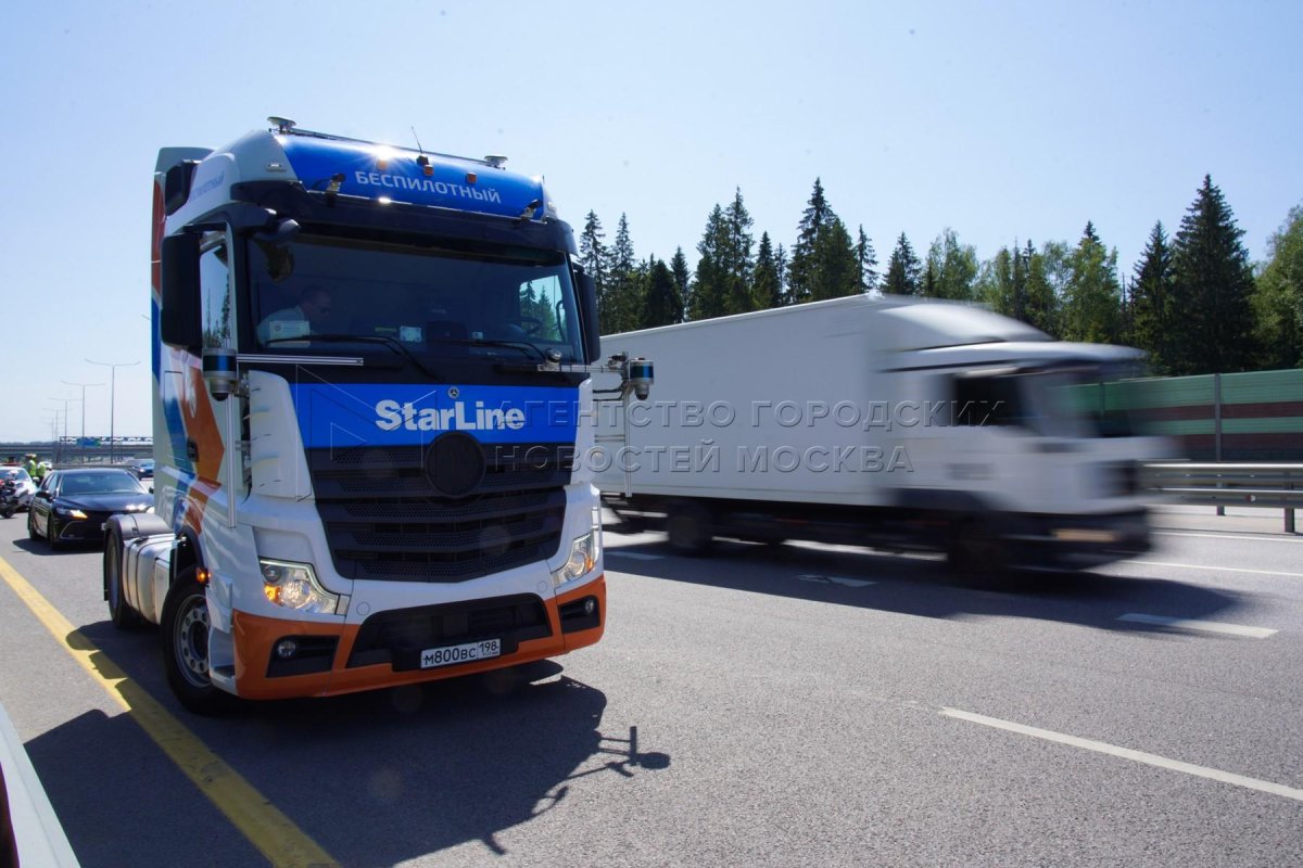 Беспилотные КАМАЗЫ на м11