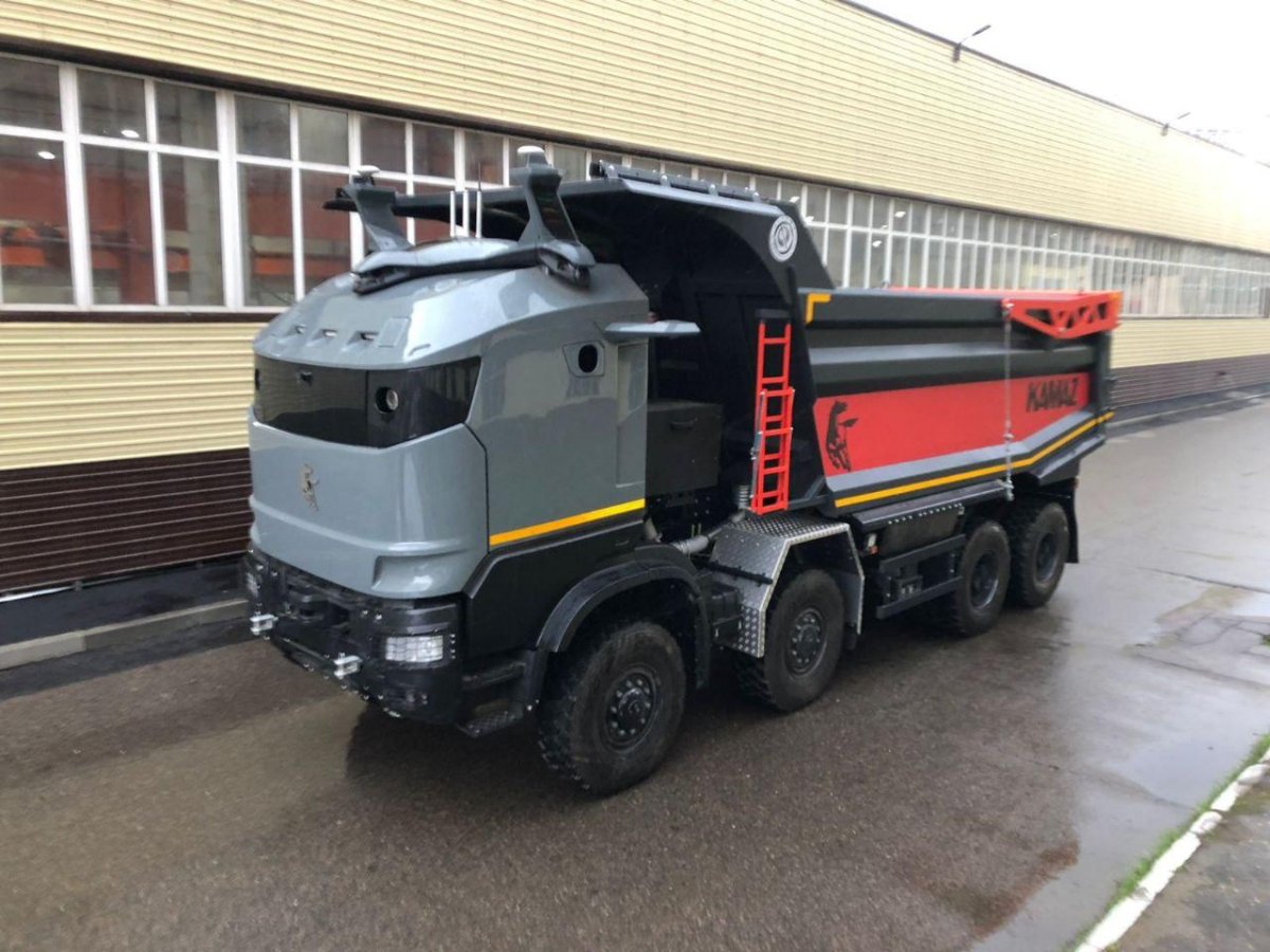 Беспилотный самосвал КАМАЗ