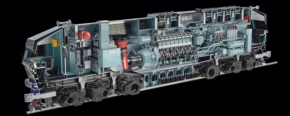 Дизель тепловоза тэп70