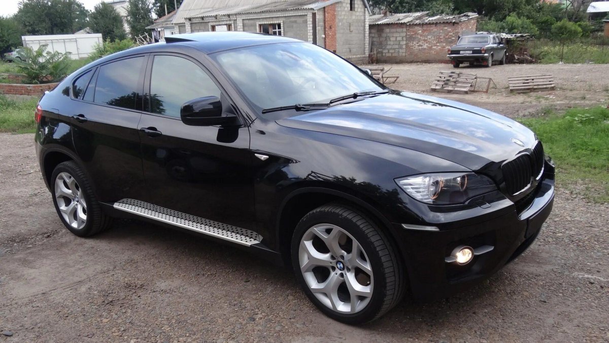 BMW x6 2008 черный