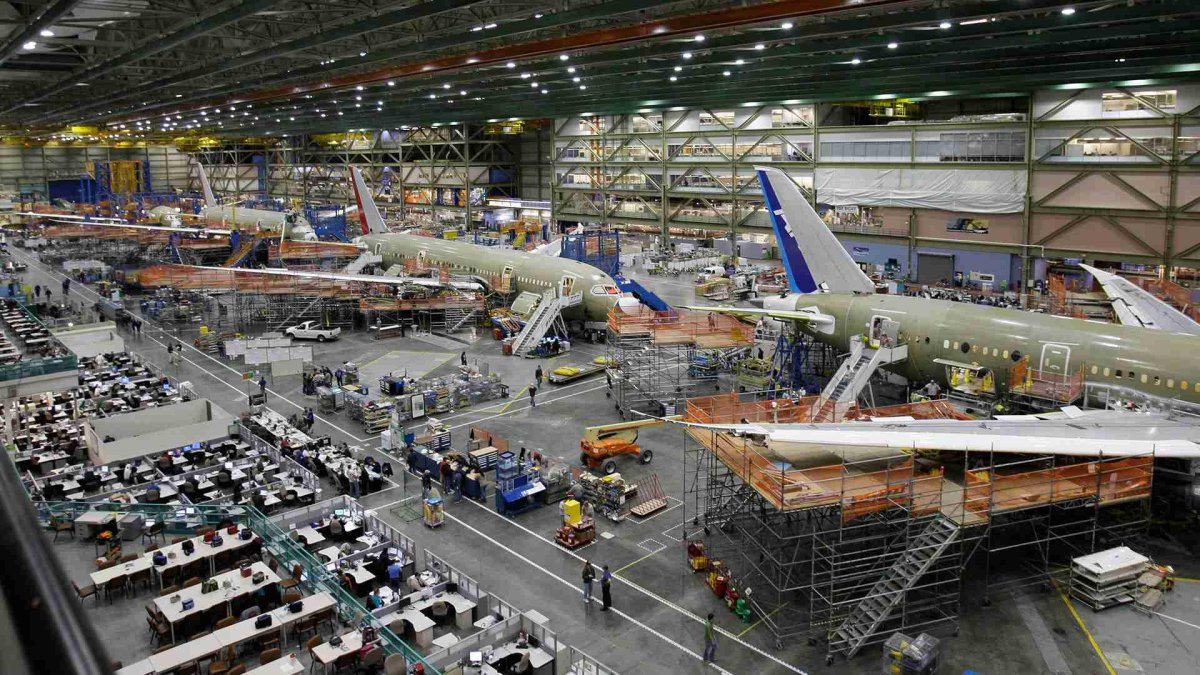 Завод Боинг в Сиэтле