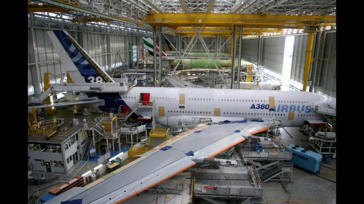 Airbus a380 завод