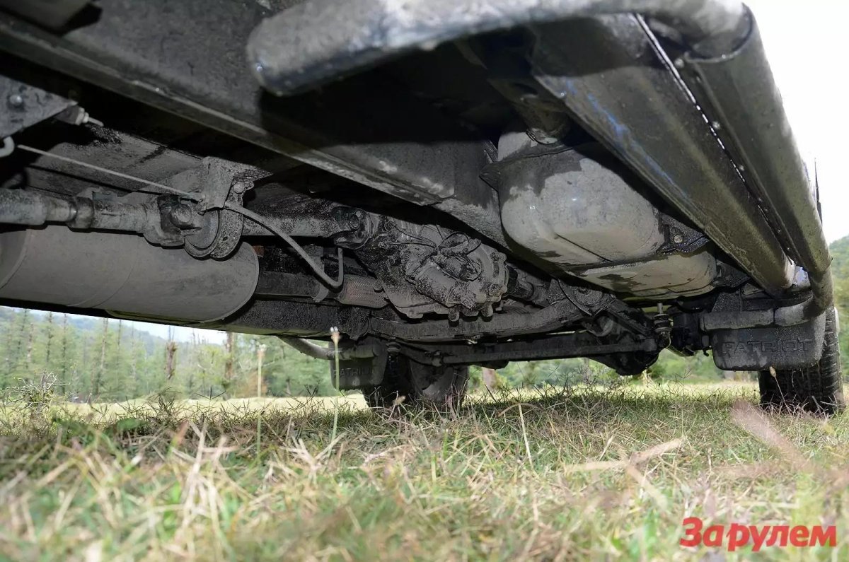 Защита днища УАЗ Патриот