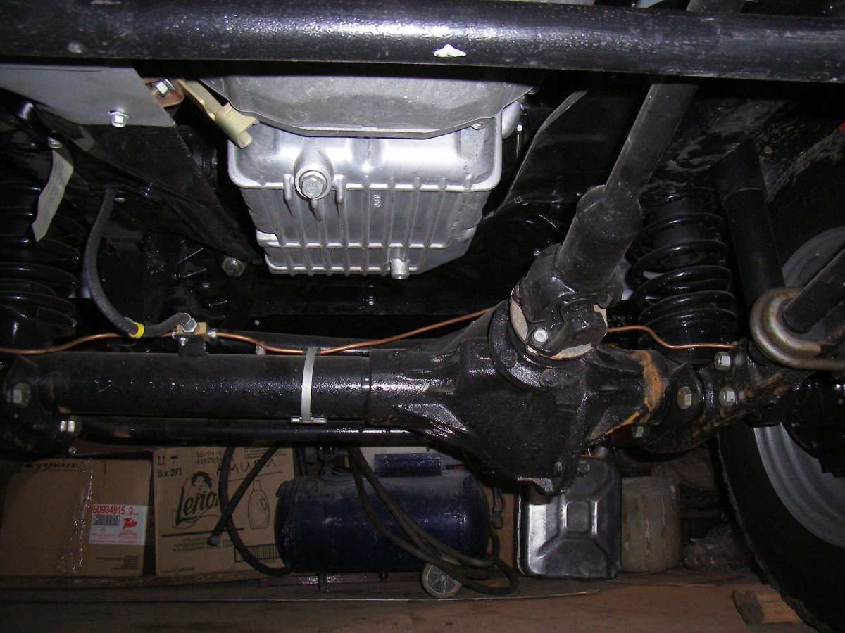 УАЗ 469 снизу