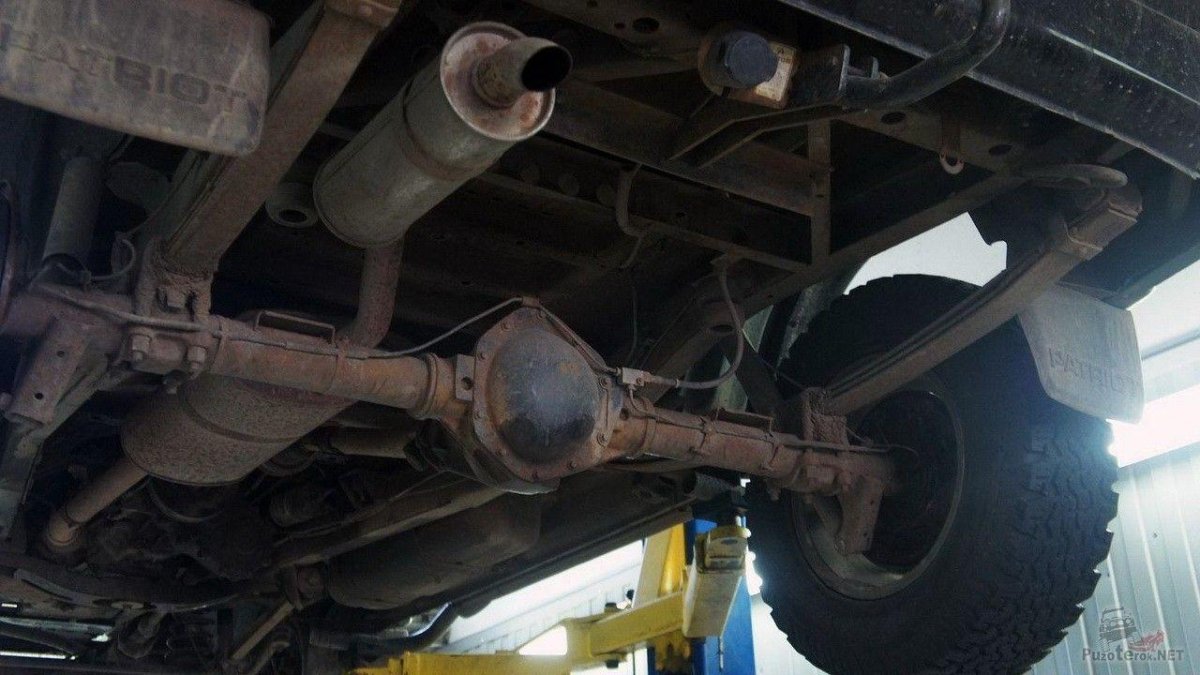 Задний мост УАЗ Патриот