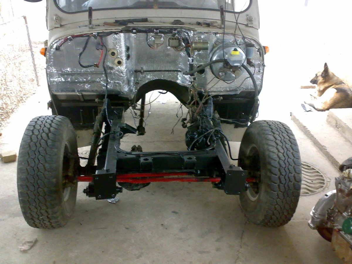 Рама УАЗ 3151 снизу