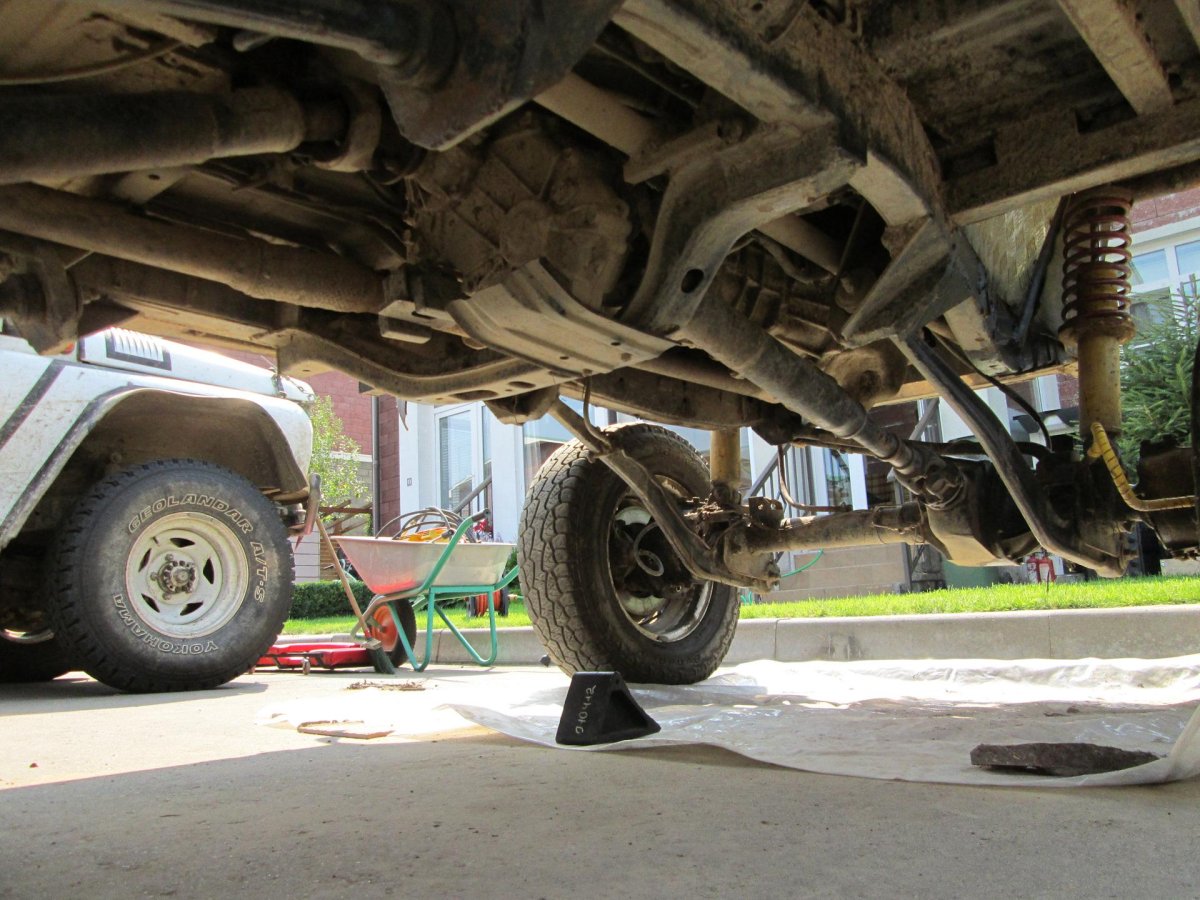 УАЗ 469 снизу