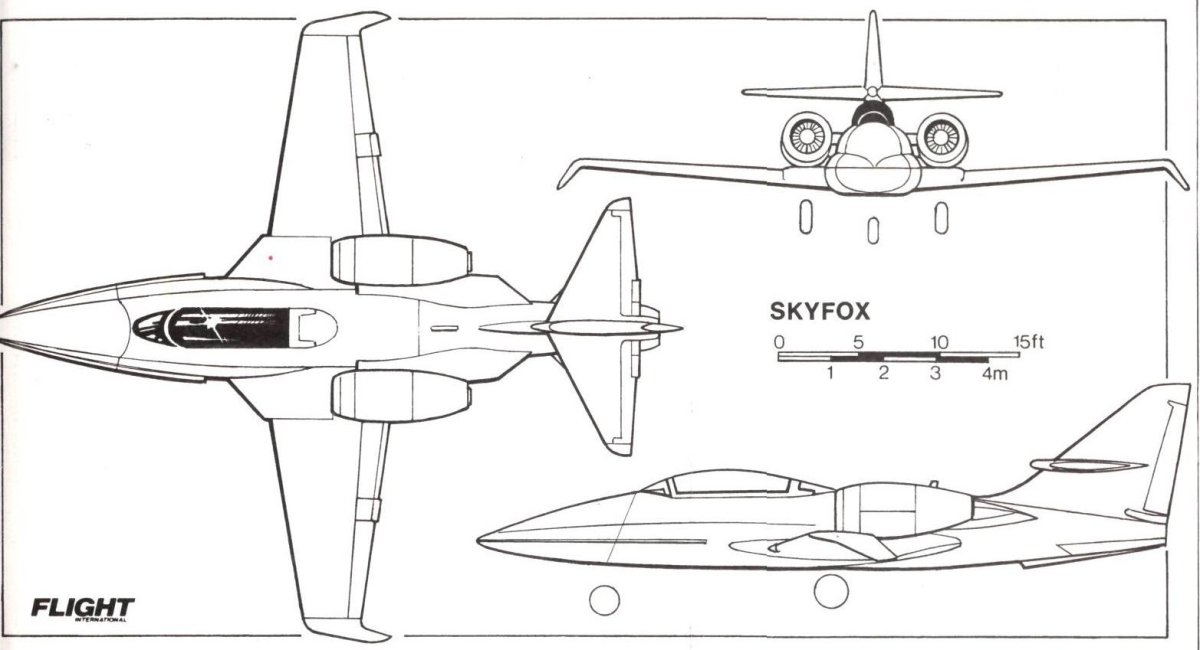 Boeing-Saab t-7 Red Hawk чертеж