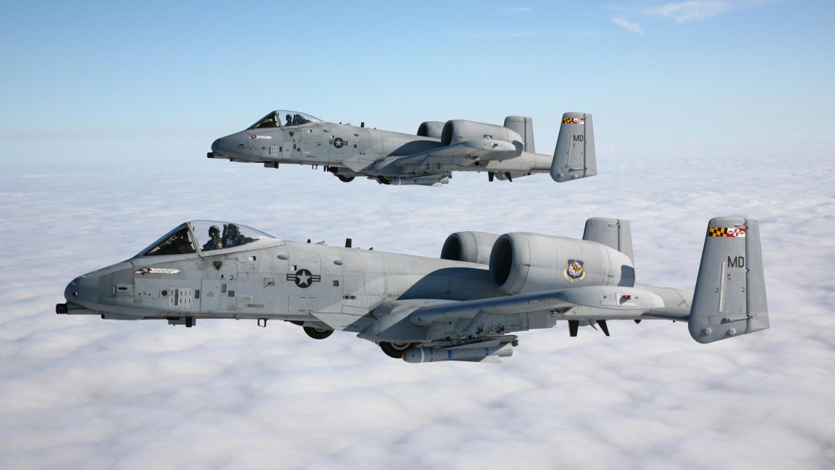 Штурмовик a-10 Thunderbolt II.