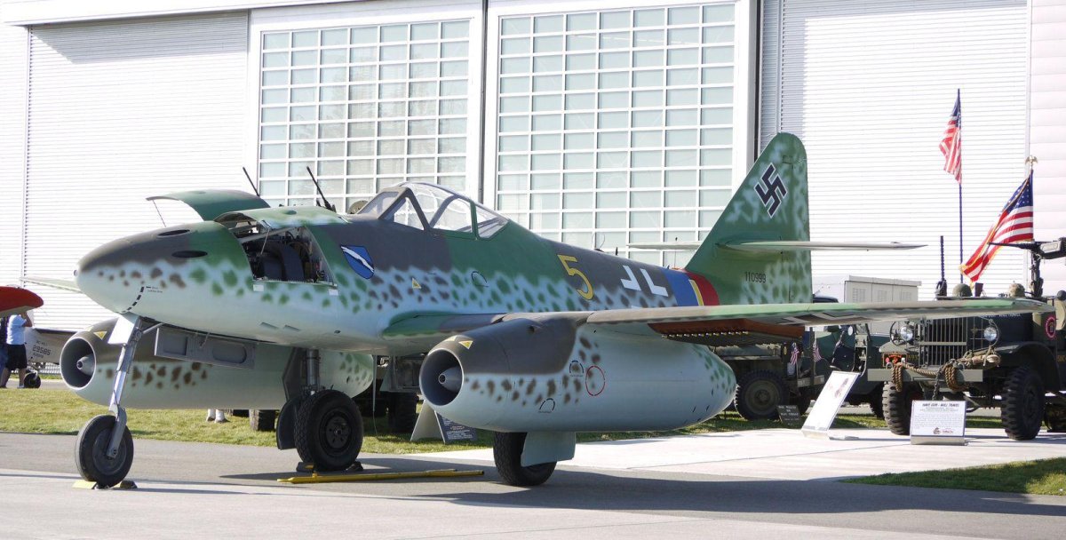 Трофейный самолет ме 262