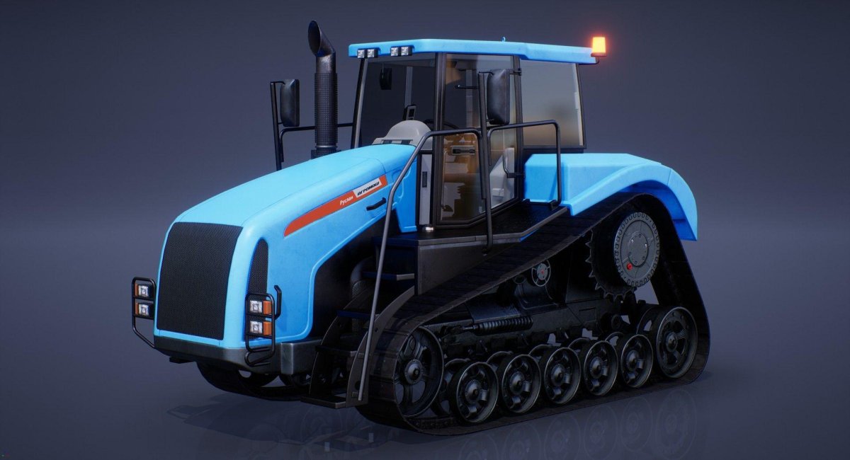 Гусеничный трактор Агромаш-Руслан